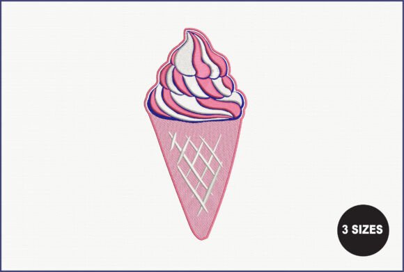 Coned Ice Cream Embroidery: A Sweet Seller’s Review