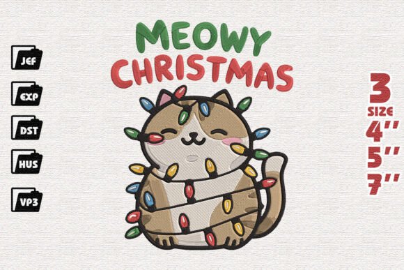 Review: Cozy Catmas Christmas Embroidery Design