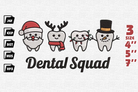 Review: Dental Squad with Christmas Embroidery for Holiday Sales