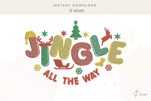 Review: Jingle All the Way Embroidery Design