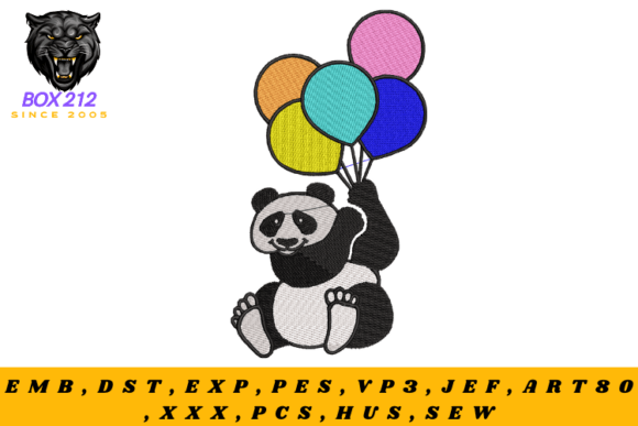 Review: Panda Digital Embroidery Design for Gifts