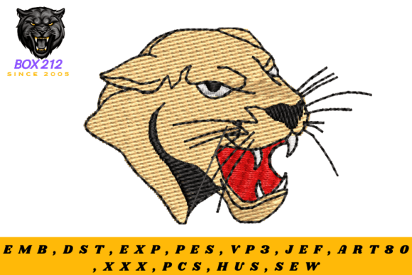 Review: Puma Face Digital Embroidery Design
