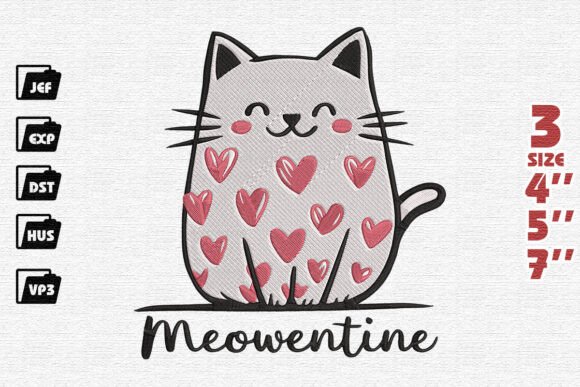 Review: Smiling Cat Valentine Embroidery for Makers