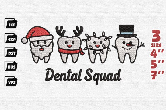 Reviewing Dental Squad Christmas Embroidery