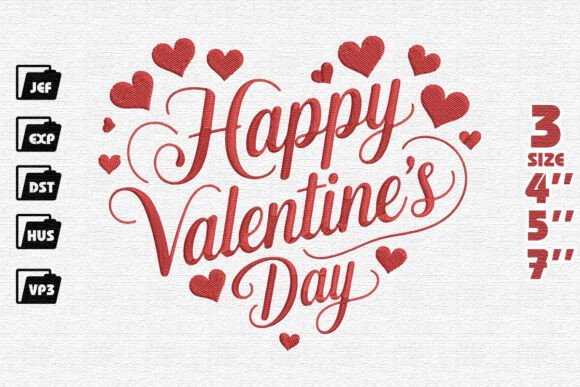 Reviewing Happy Valentines Day Embroidery for Real Projects