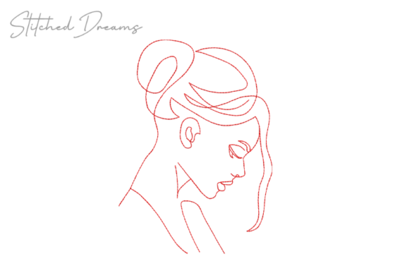 Reviewing the Girl s Face Digital Embroidery Design