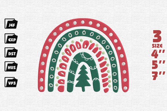 Reviewing The Magic of a Rainbow Christmas Embroidery