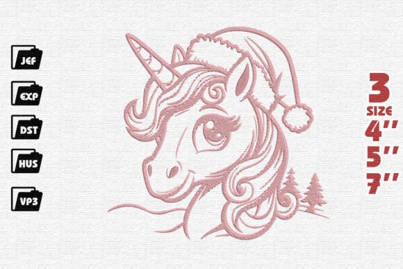 Santa’s Unicorn Embroidery: A Holiday Review